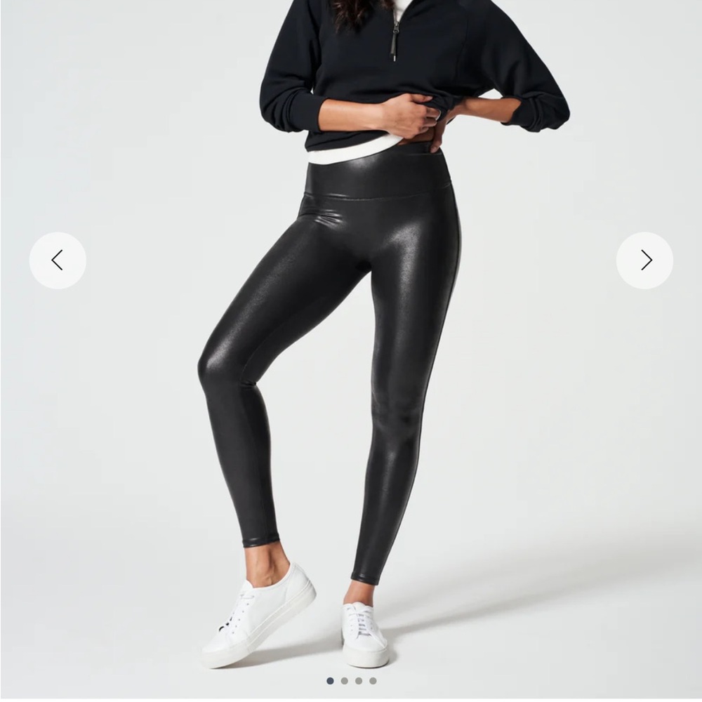 Spanx Leather Leggings